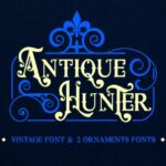 Antique Hunter Font - Featured Image
