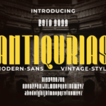 Antiqurias Font - Featured Image