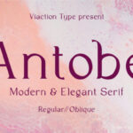 Antobe Font - Featured Image