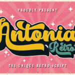 Antonia Retro Font - Featured Image