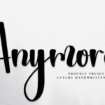 Anymore Font - Featured Image