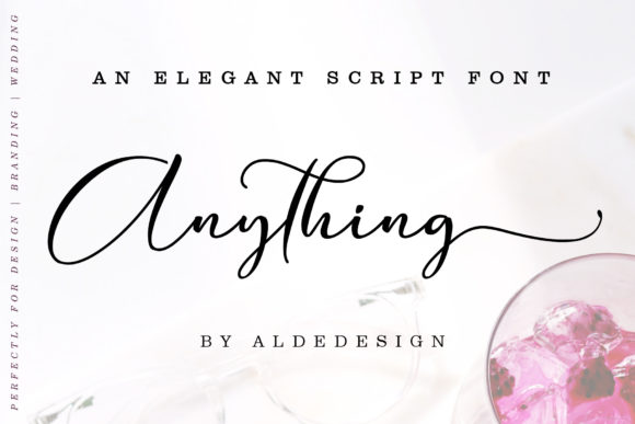 Anything Script Font - Featured Image