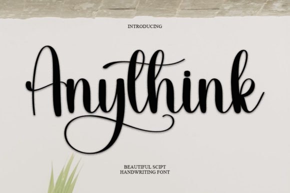 Anythink Font - Featured Image