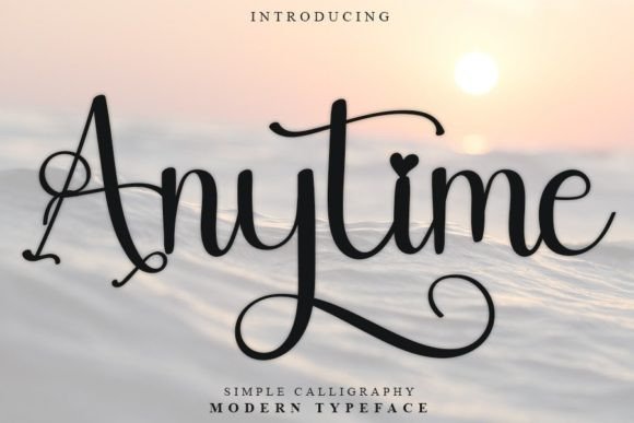 Anytime Font - Featured Image