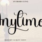 Anytimes Font - Featured Image