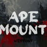 Ape Mount Font - Featured Image