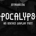 Apocalypse Bold Font - Featured Image