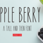 Apple Berry Font - Featured Image