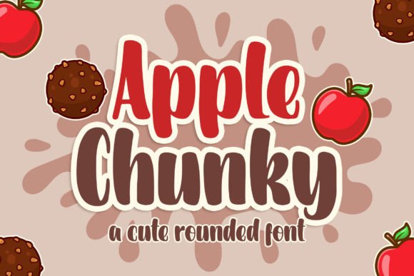 Apple Chunky Font - Featured Image