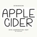 Apple Cider Font - Featured Image