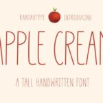 Apple Cream Font - Featured Image