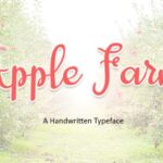 Apple Farm Font - Featured Image