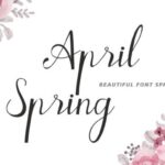 April Spring Font - Featured Image
