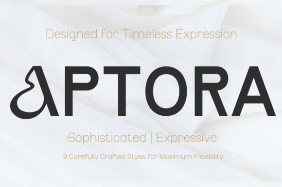 Aptora Font - Featured Image