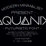 Aquanix Font - Featured Image