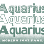 Aquarius Font - Featured Image