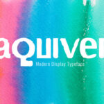 Aquiver Font - Featured Image