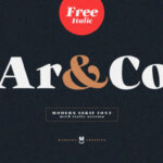 Ar and Co Font - Featured Image