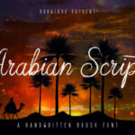 Arabian Script Font - Featured Image