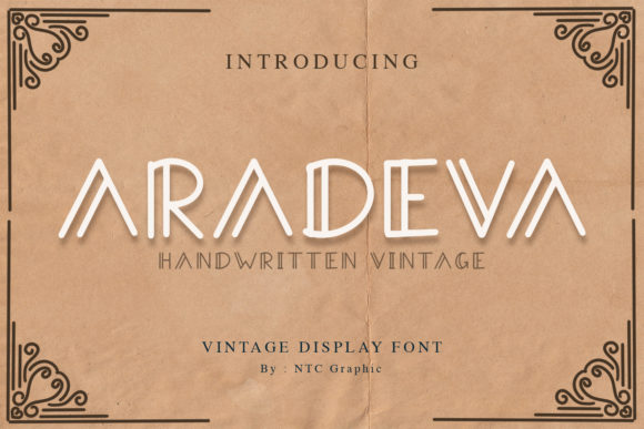 Aradeva Font - Featured Image
