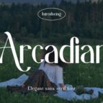 Arcadian Font - Featured Image
