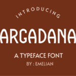 Argadana Font - Featured Image