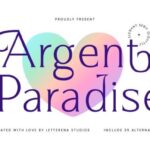 Argent Paradise Font - Featured Image