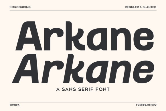 Arkane Font - Featured Image