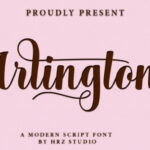 Arlington Script Font - Featured Image
