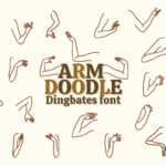 Arm Doodle Font - Featured Image