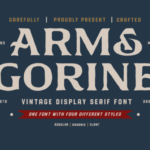 Arm & Gorine Font - Featured Image