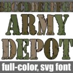 Army Depot Font - Featured Image