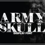 Army Skull Font - Featured Image