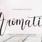 Aromatic Font - Featured Image