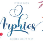 Arphies Font - Featured Image
