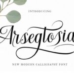 Arsegtosia Font - Featured Image