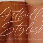 Artfully Stylish Font - Featured Image