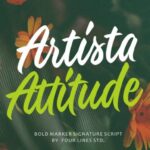 Artista Attitude Font - Featured Image
