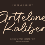 Arttelone Kaliber Font - Featured Image