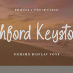 Ashford Keystone Font - Featured Image