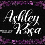 Ashley Rosa Font - Featured Image