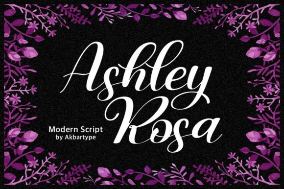 Ashley Rosa Font - Featured Image