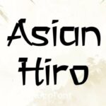 Asian Hiro Font - Featured Image