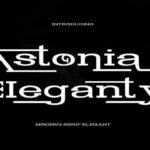Astonia Eleganty Font - Featured Image
