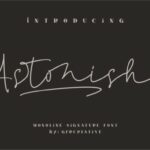 Astonish Font - Featured Image