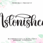 Astonished Font - Featured Image