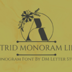Astrid Monogram Line Font - Featured Image
