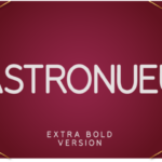Astronueu Extra Bold Font - Featured Image
