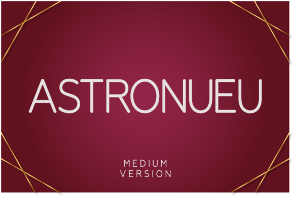 Astronueu Medium Font - Featured Image