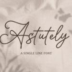 Astutely Font - Featured Image